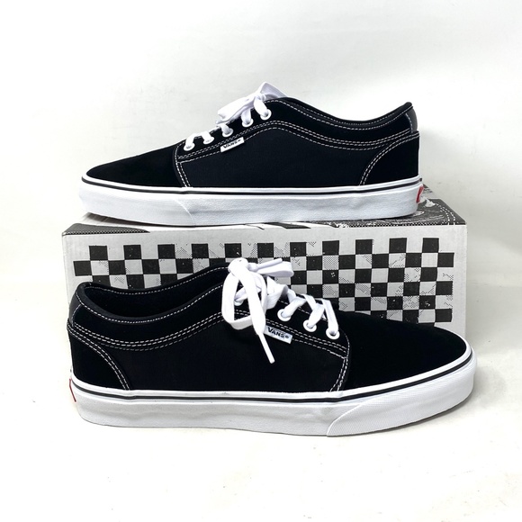 VANS Skate Chukka Low Shoe Womens Casual Sneaker Black Suede Canvas VN0A4BX4Y28 - Picture 3 of 12